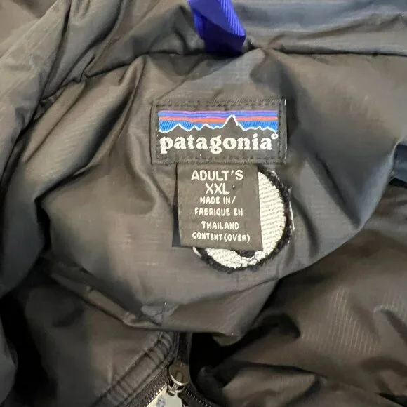 Patagonia XXLPuffball 84004 Pullover Half 1/2 Zip Vintage Year 2000 Black Shell - Picture 2 of 11